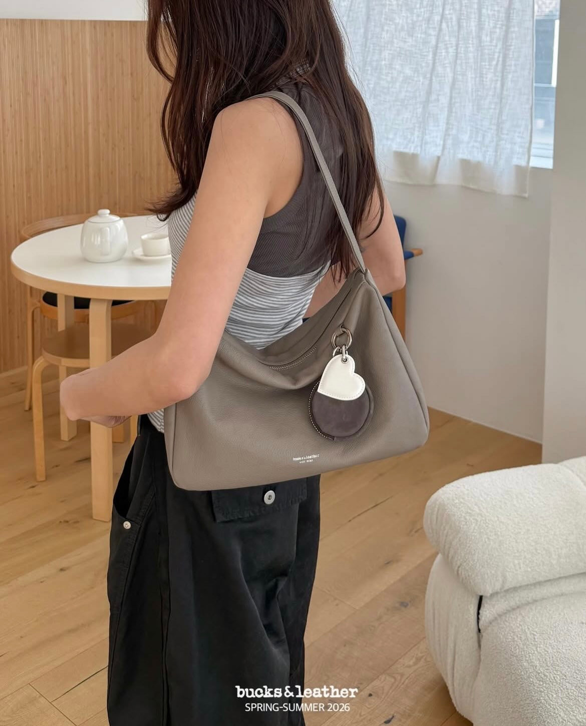 🇰🇷Bucks & Leather Calfskin Porter Bag