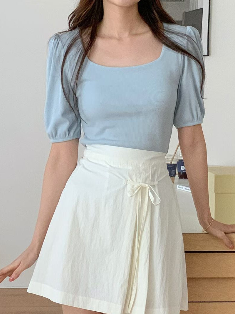 Everyday square neck top Relaxed