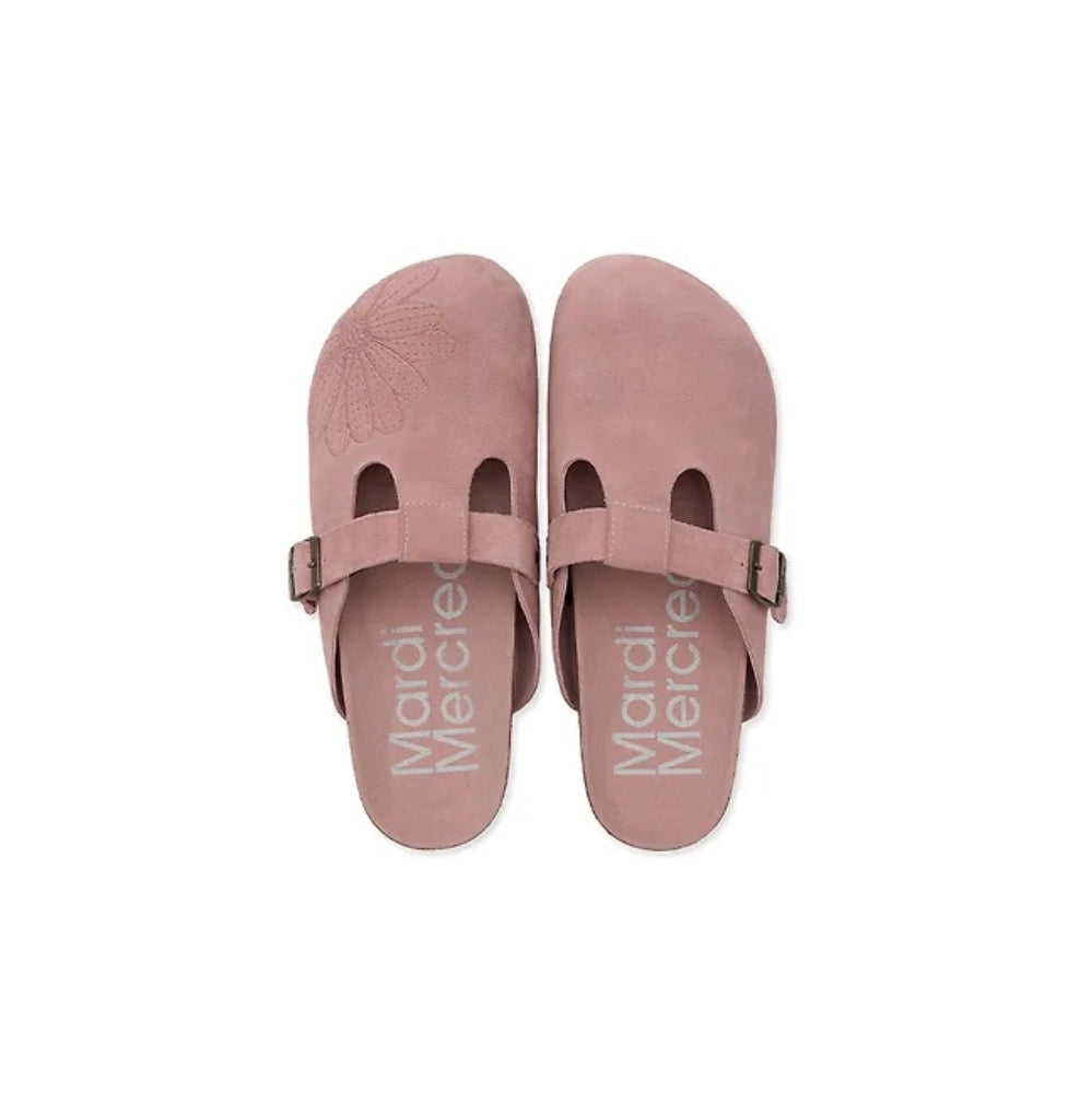 Mardi Mercredi Classique T-Strap Suede Mule (7 Colors)