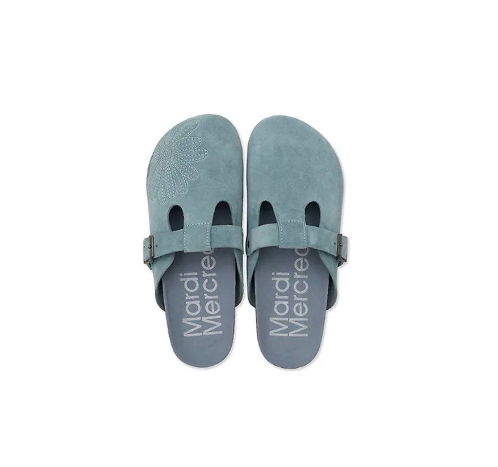 Mardi Mercredi Classique T-Strap Suede Mule (7 Colors)