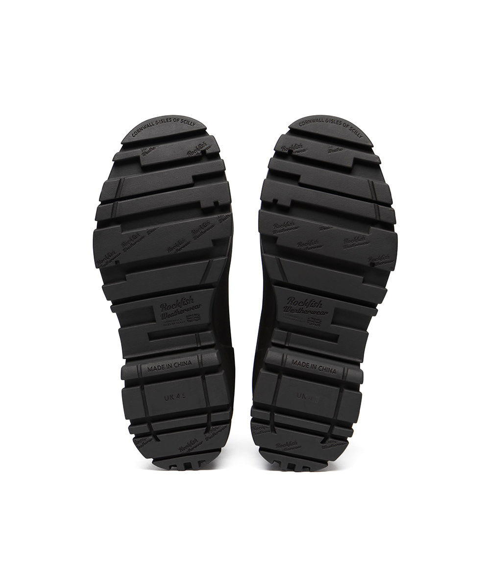 Rockfish Weatherwear Chunky Platform Rain Boots (Middle) — Black