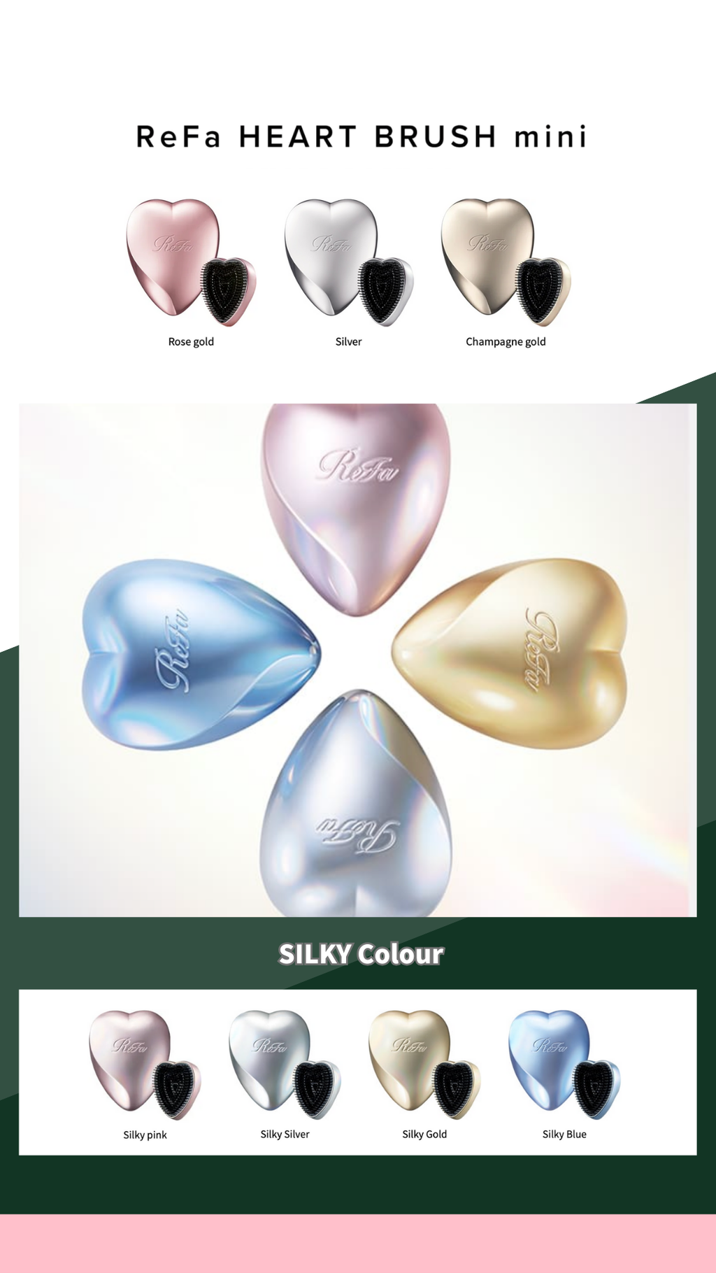 【Japan's Hottest Item】ReFa HEART BRUSH
