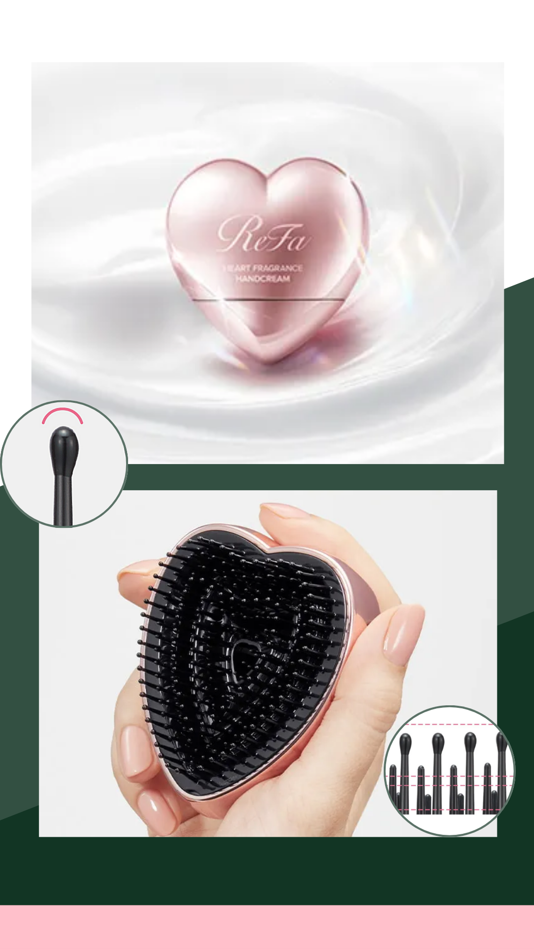 【Japan's Hottest Item】ReFa HEART BRUSH