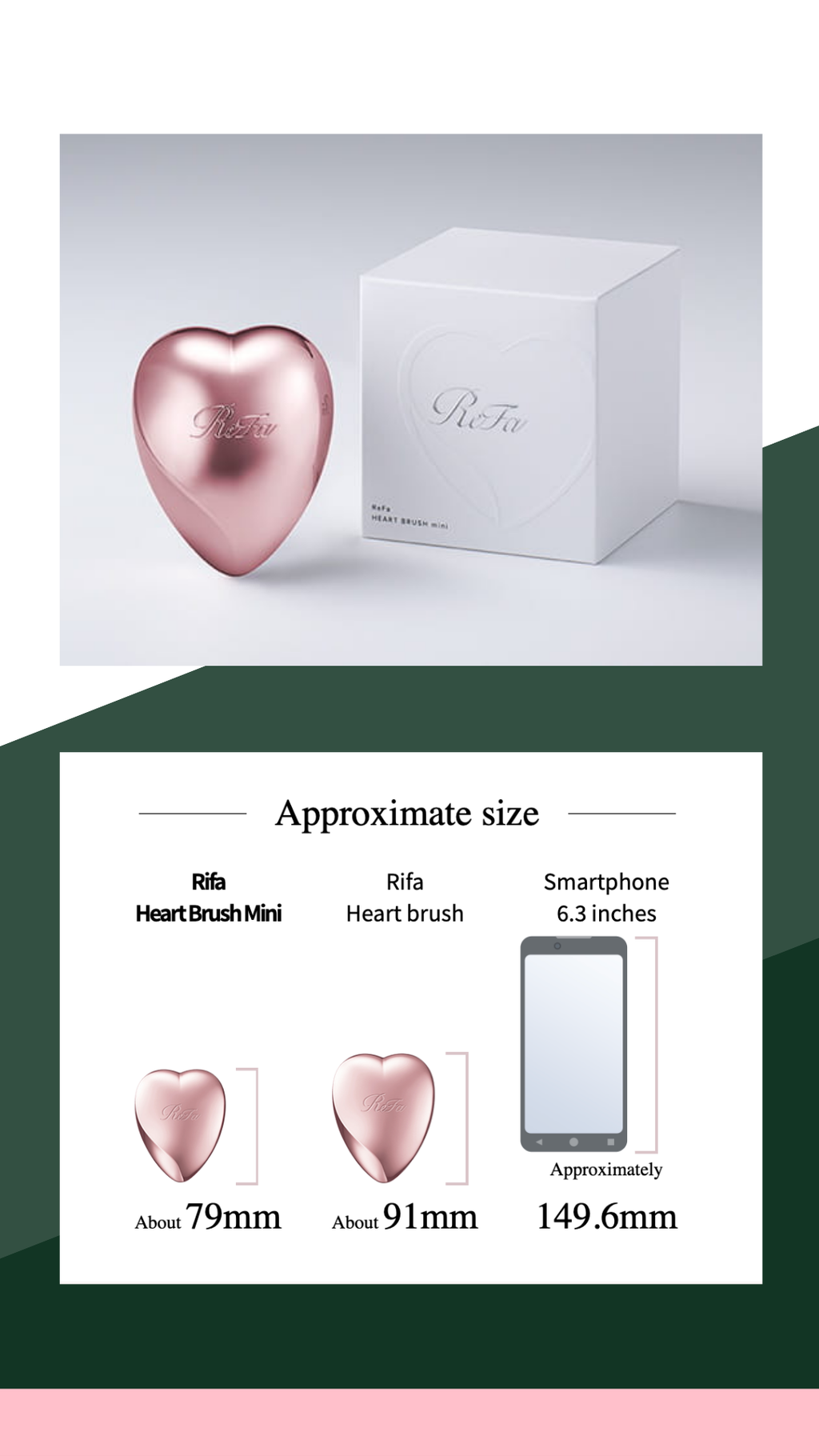 【Japan's Hottest Item】ReFa HEART BRUSH
