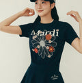 Mardi Mercredi Cropped T-Shirt FlowerMardi Blossom