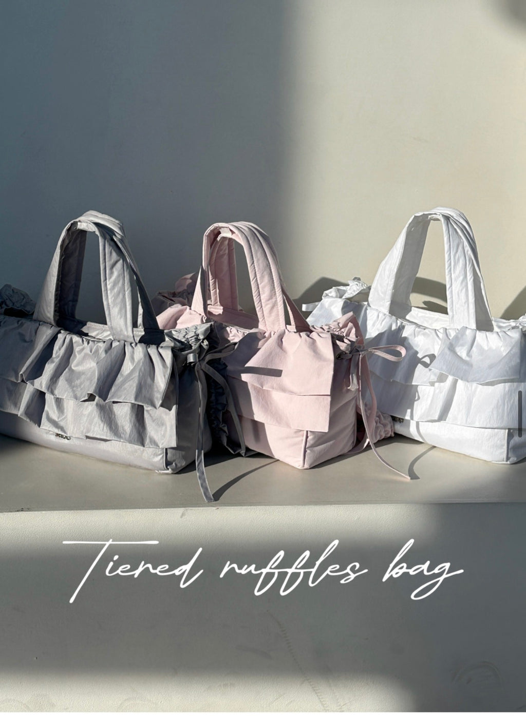 JEDREFEB5 Tiered Ruffles Bag (Medium)