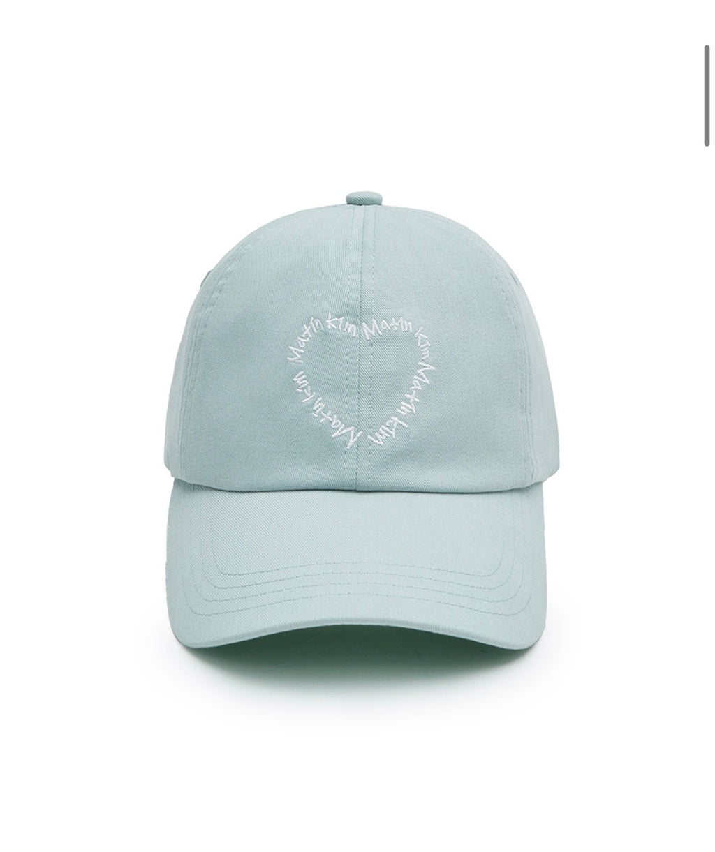 Matin Kim heart logo cap