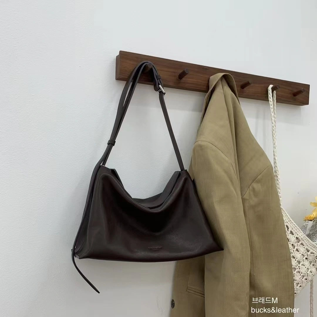 🇰🇷Bucks & Leather 🐑 Lambskin Puzzle bag