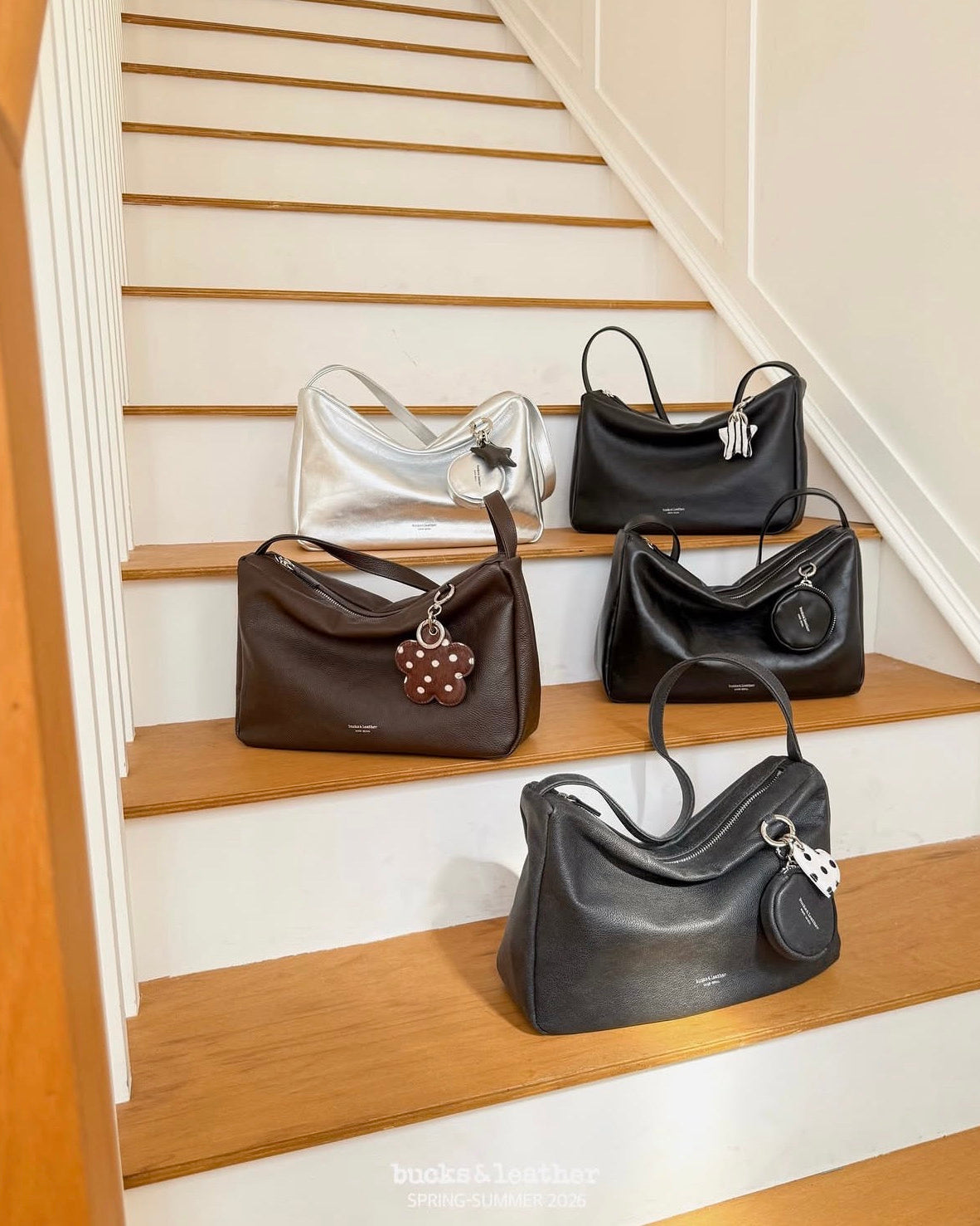 🇰🇷Bucks & Leather Calfskin Porter Bag