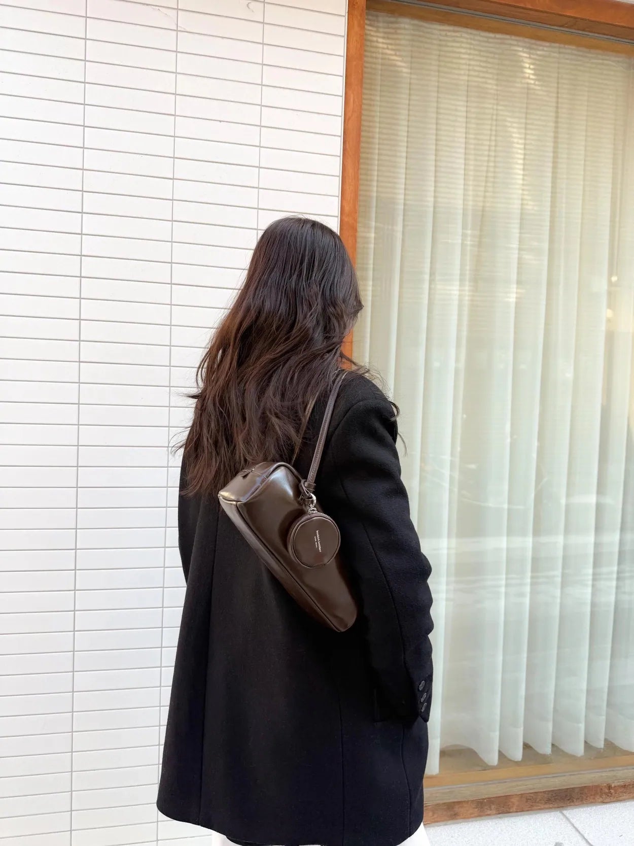 🇰🇷Bucks & Leather Calfskin Baguette Bag