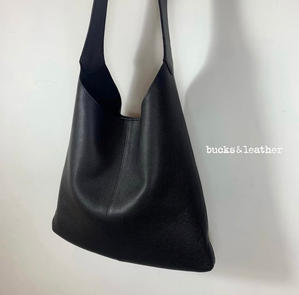 🇰🇷Bucks & Leather 🐑 Lambskin Lazy Tote