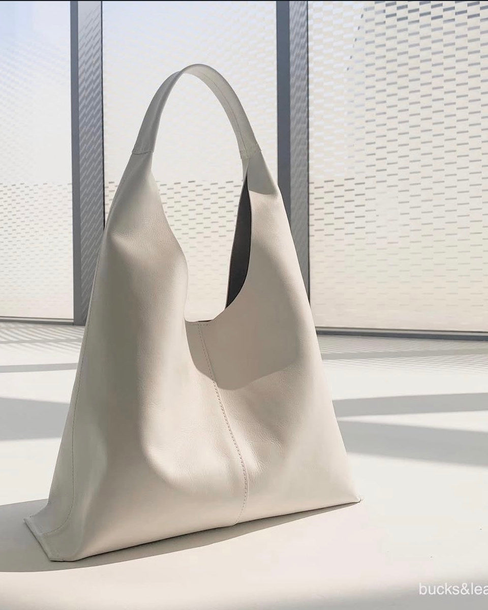 🇰🇷Bucks & Leather 🐑 Lambskin Lazy Tote