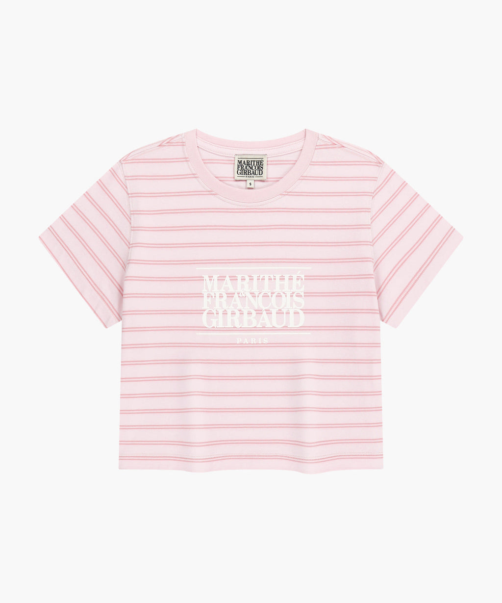 Marithé François Girbaud Classic Logo Crop Tee