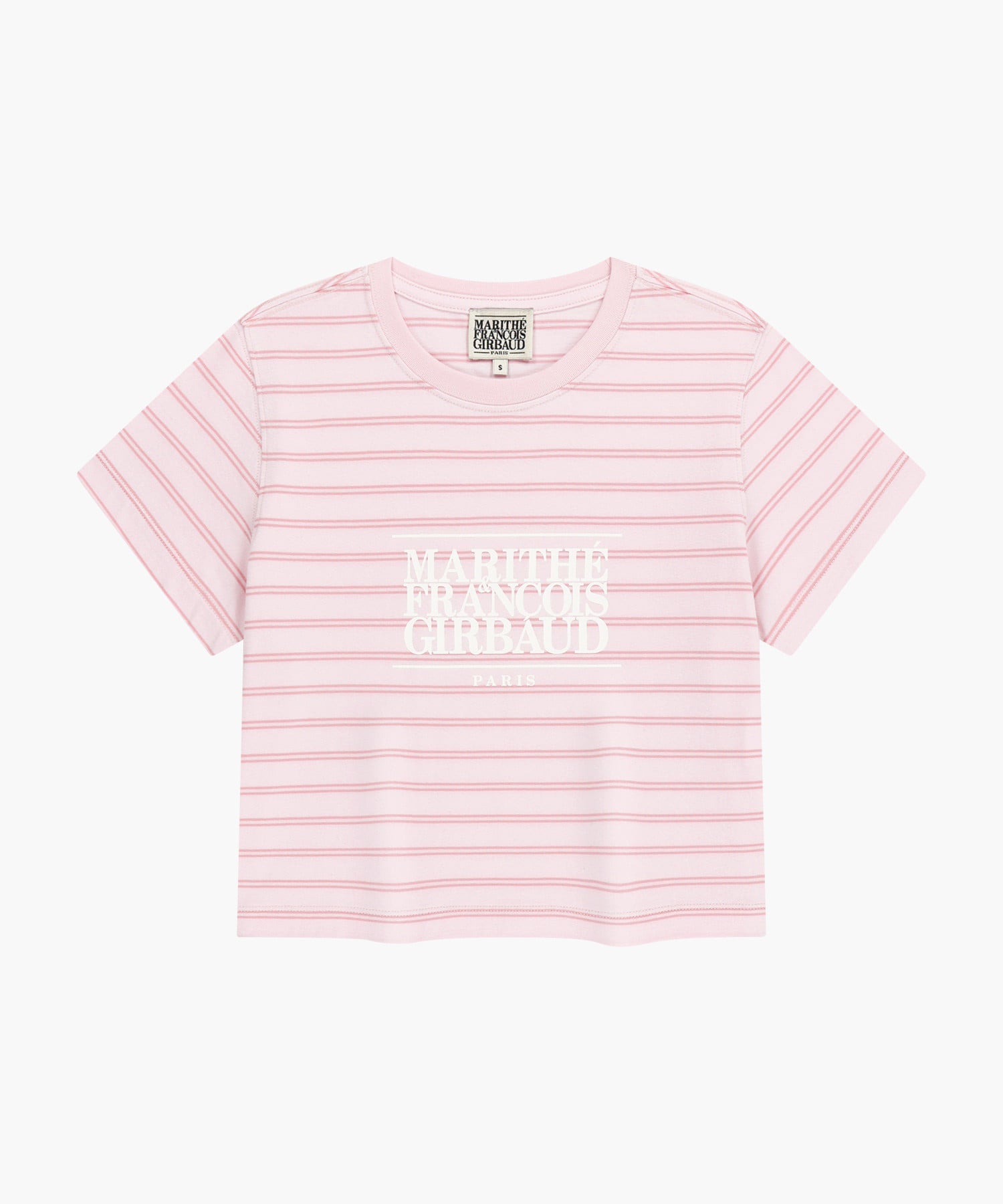 Marithé François Girbaud Classic Logo Crop Tee