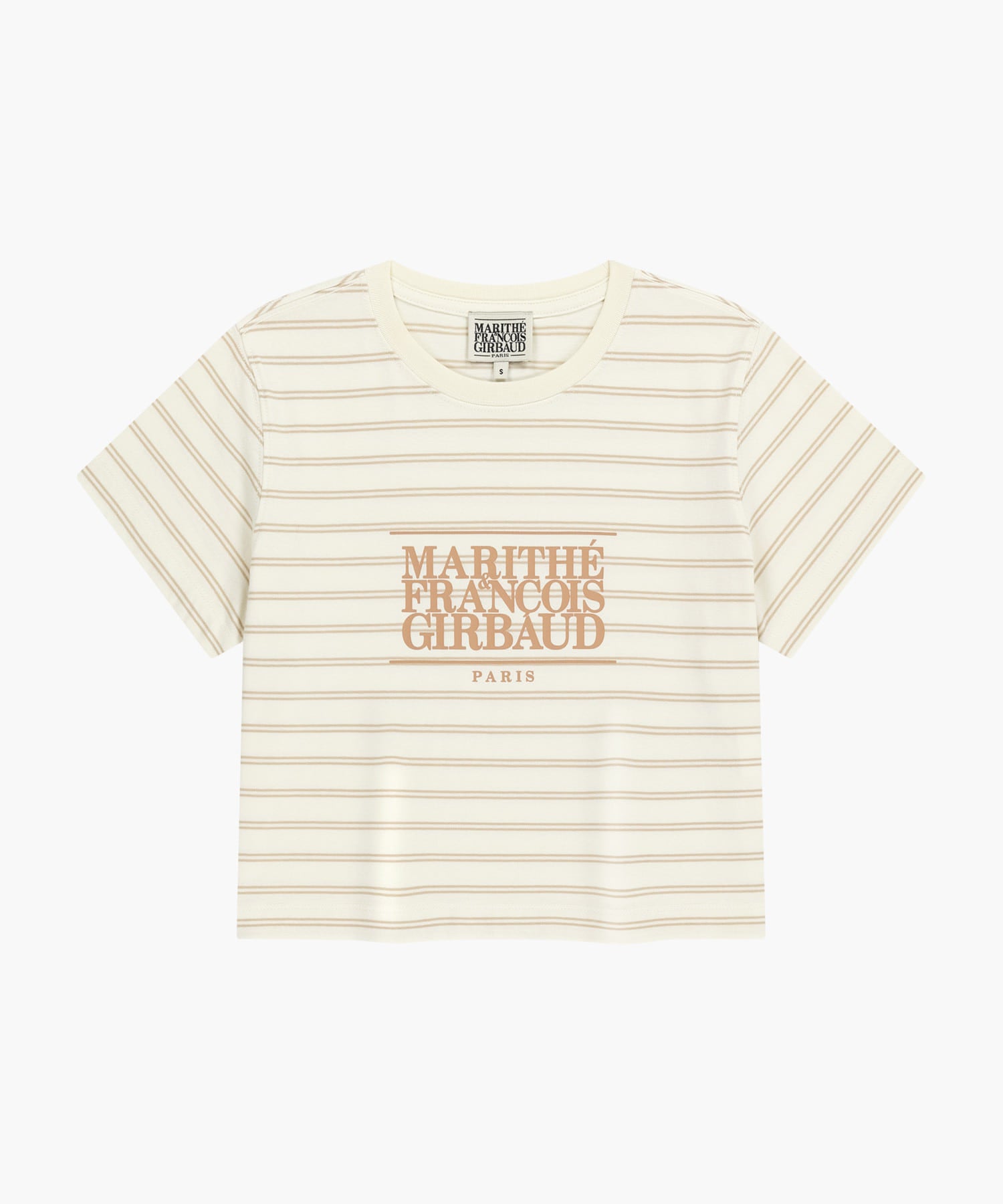Marithé François Girbaud Classic Logo Crop Tee