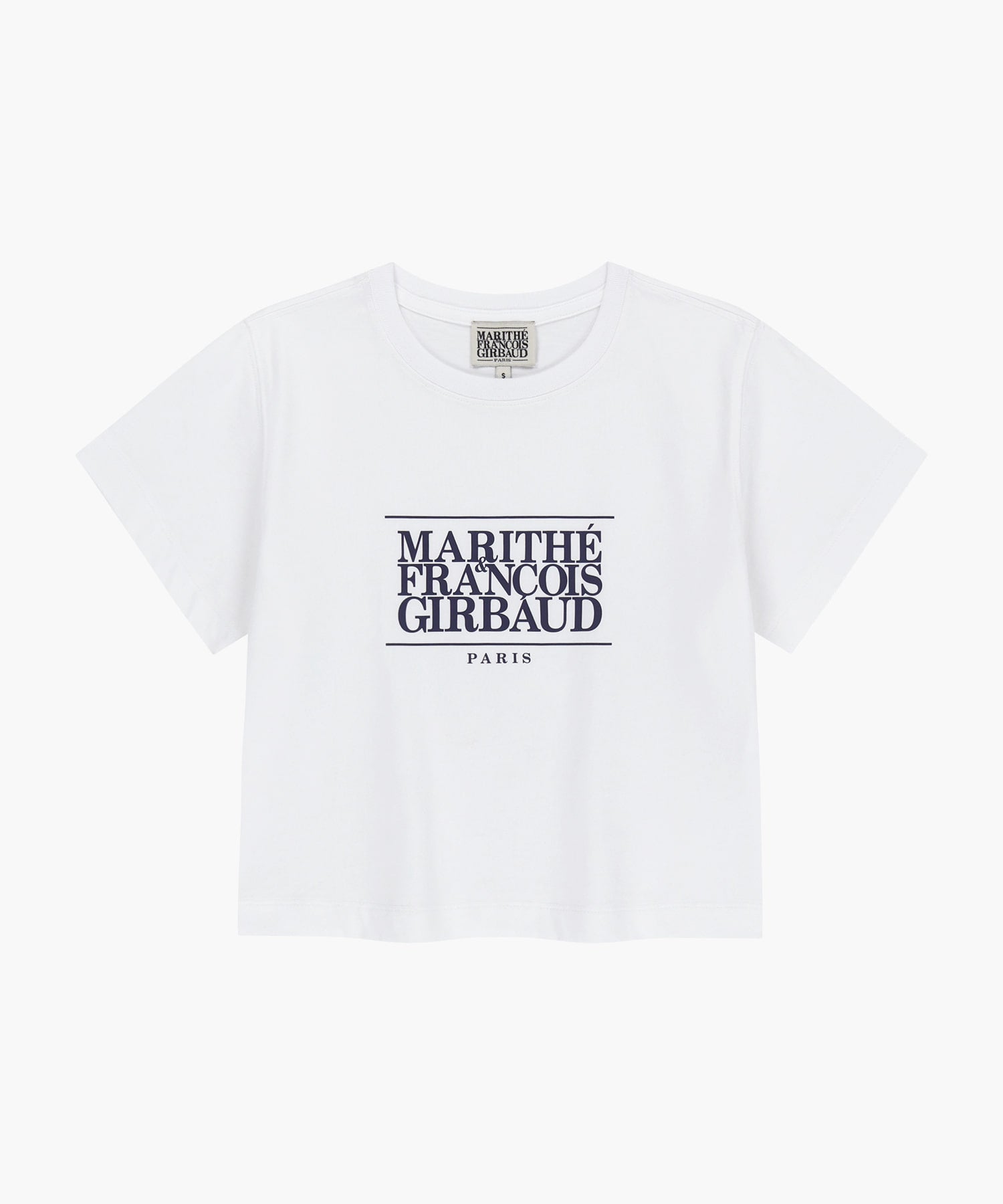 Marithé François Girbaud Classic Logo Crop Tee