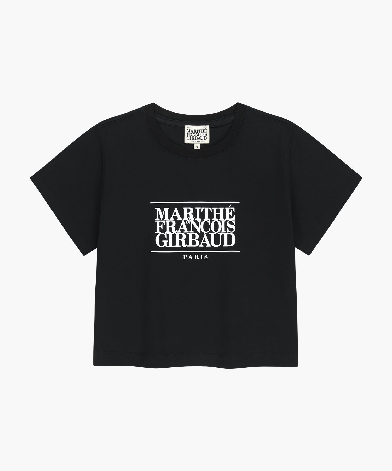 Marithé François Girbaud Classic Logo Crop Tee