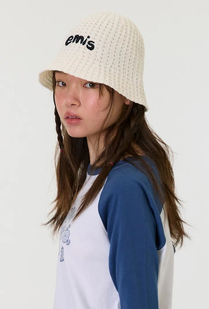 EMIS Coastal Waffle Knit Bucket Hat