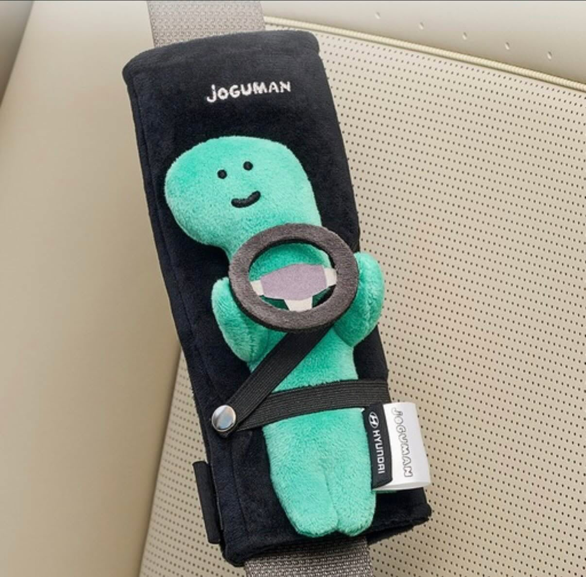 JOGUMAN x Hyundai Plush Seatbelt Cover & Doll Set