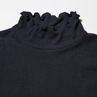 【Japan Limited Edition】UNIQLO x Princesse Tam Tam Heattach Extra Warm Cashmere Blend Ribbed Tops