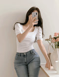Everyday square neck top Relaxed