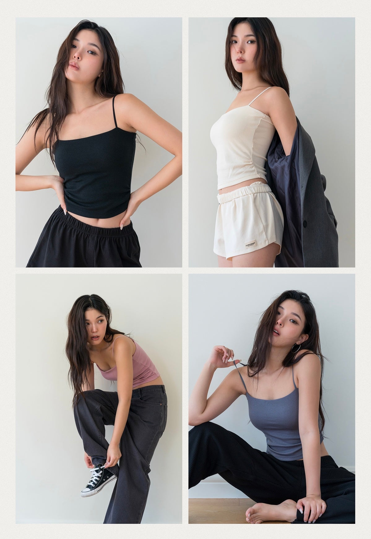 Dorosiwa Built-in Bra Ruched Tube Top (4 Colors)
