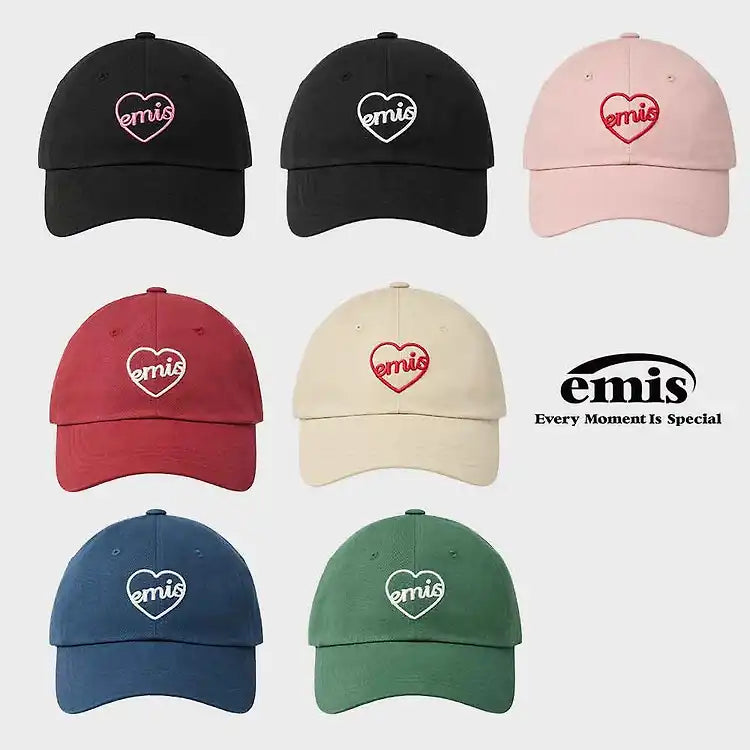 Emis baseball cap with heart logo