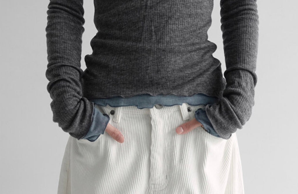 Premium Tencel & Wool Layering Top (Scoop Neck Ver.)