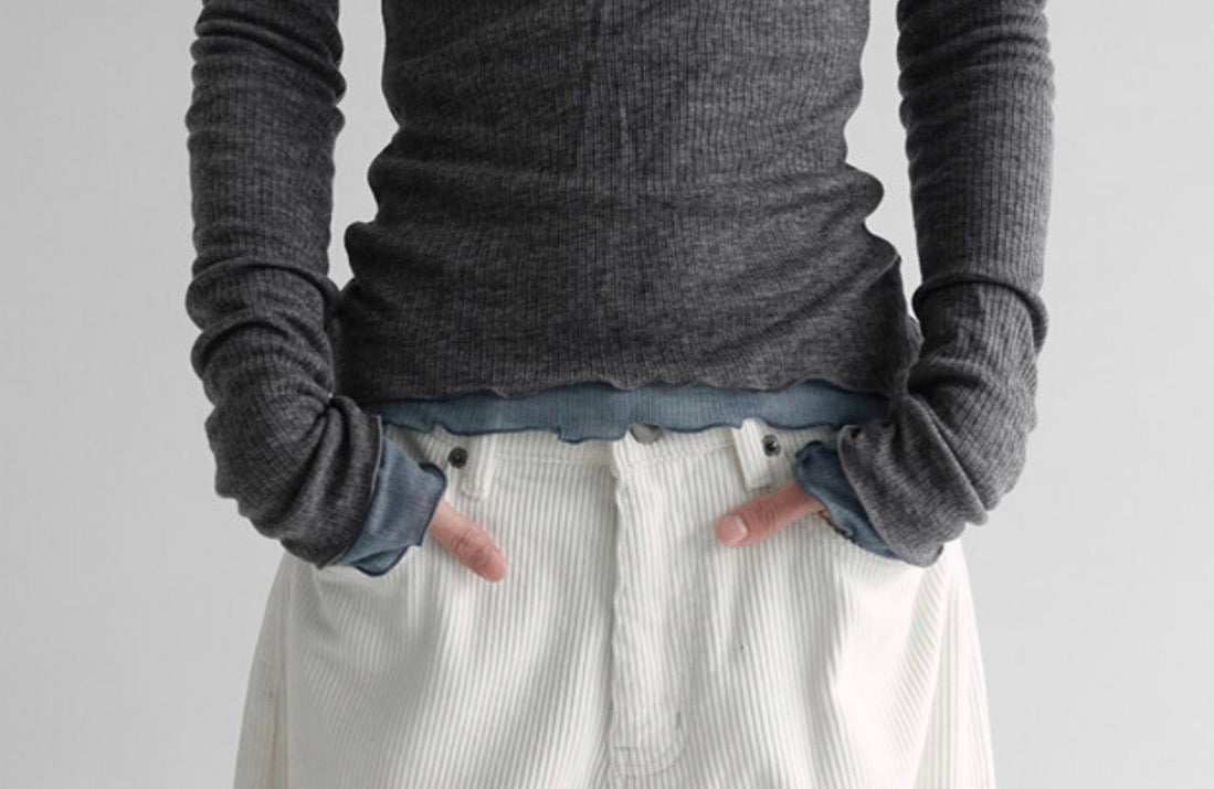 Premium Tencel & Wool Layering Top (Scoop Neck Ver.)