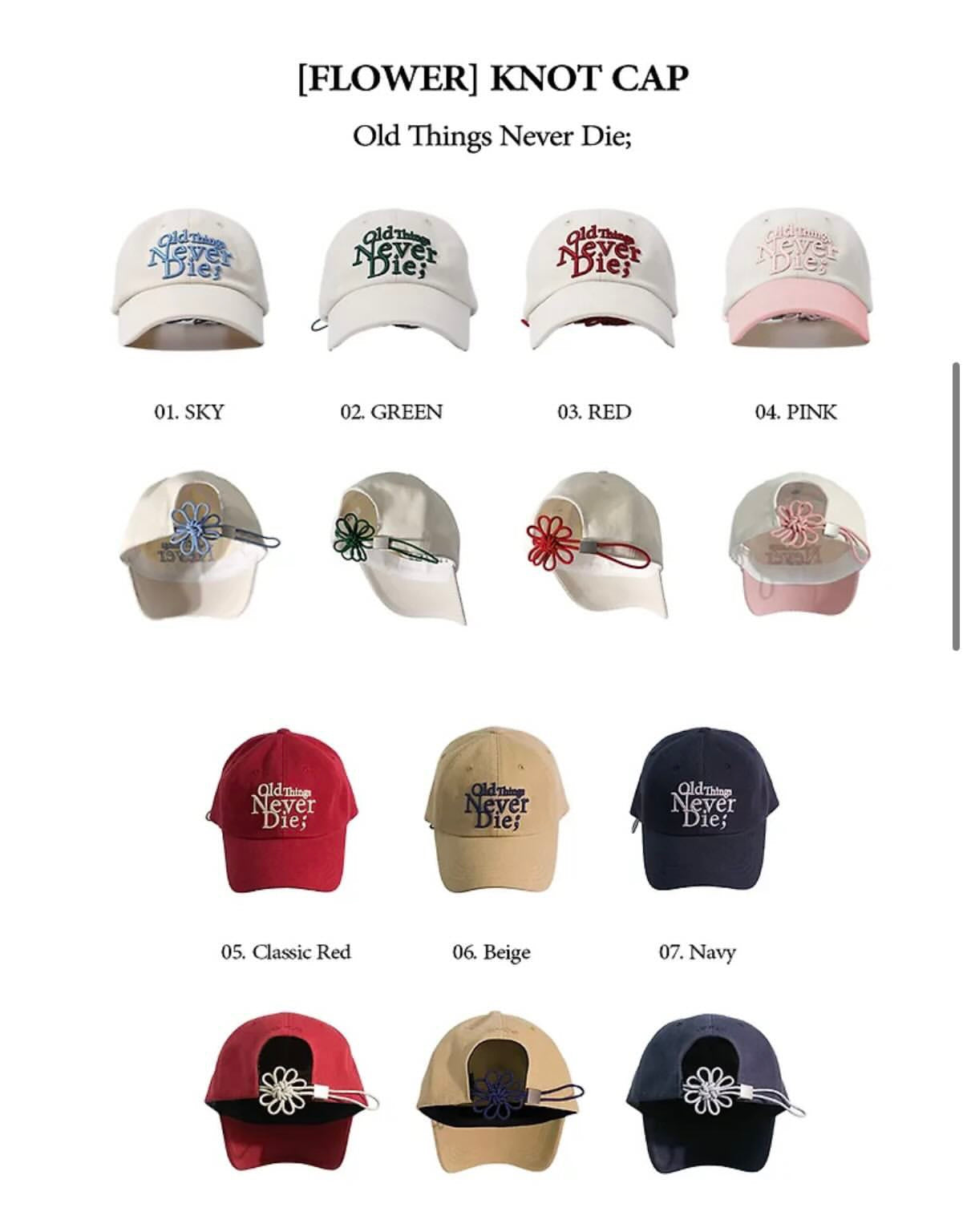 ONGO Flower knot cap