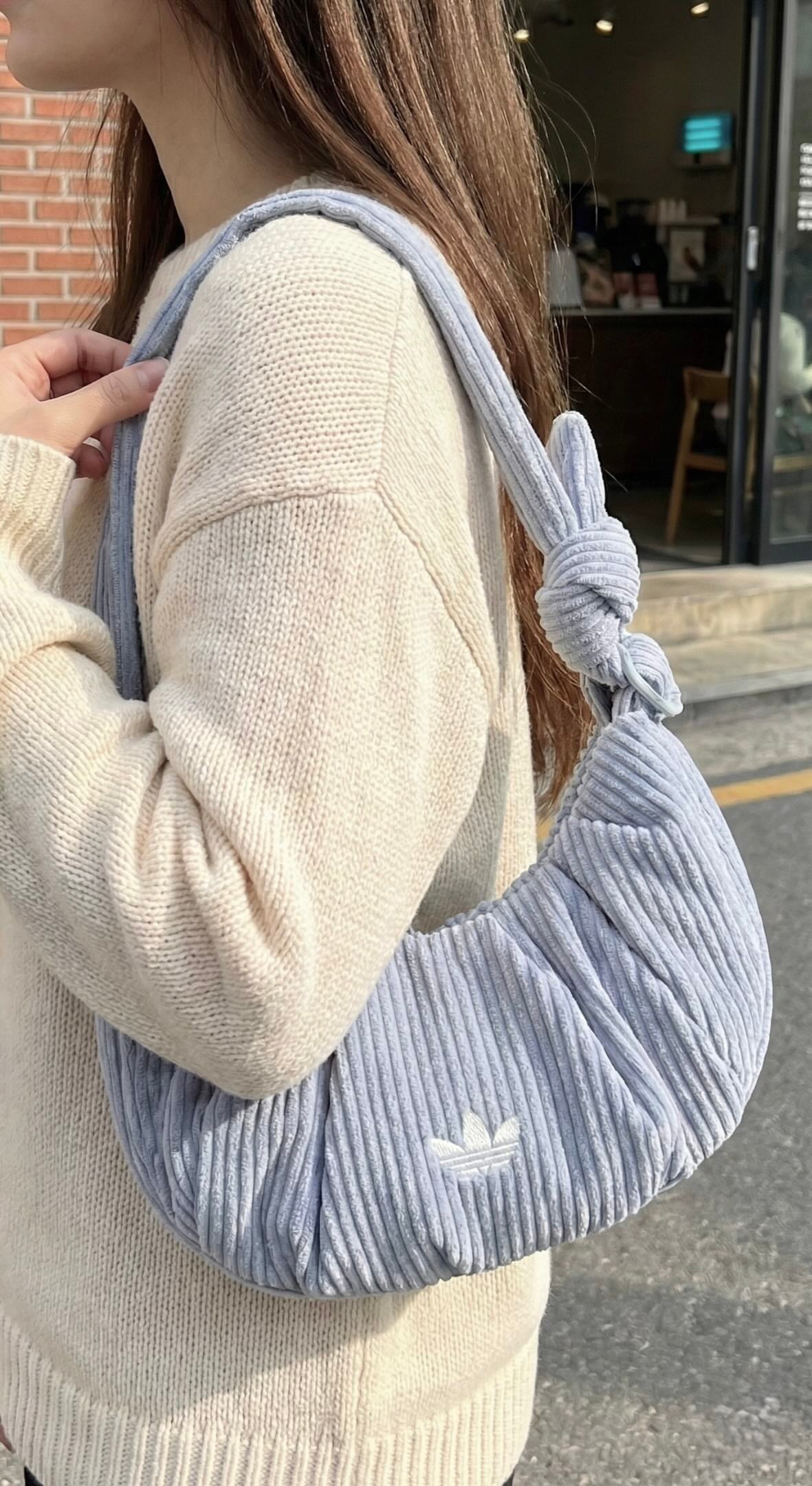 Adidas Corduroy version small size originals cloud shoulder bag