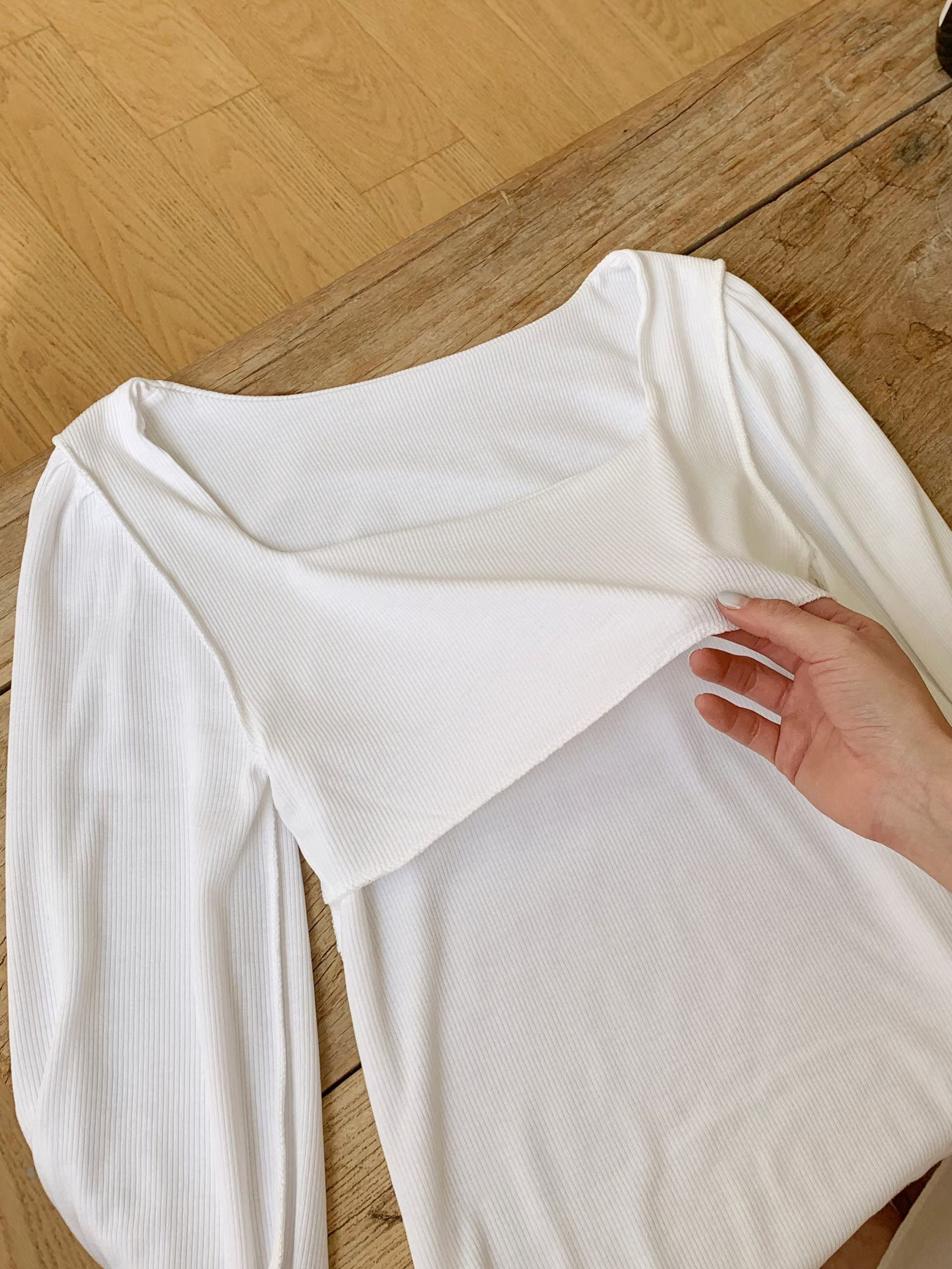 Everyday square neck top Relaxed